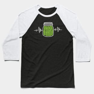 Pickle Jar Heartbeat Baseball T-Shirt